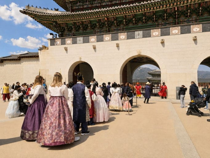 Gyeongbokgung Palace hanboak