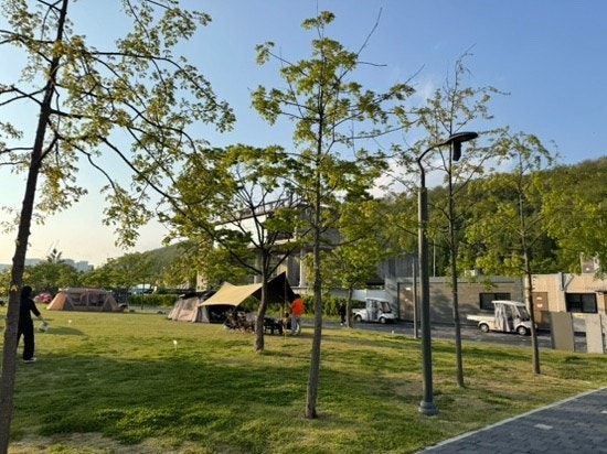 Nanji Hangang Park camping #1