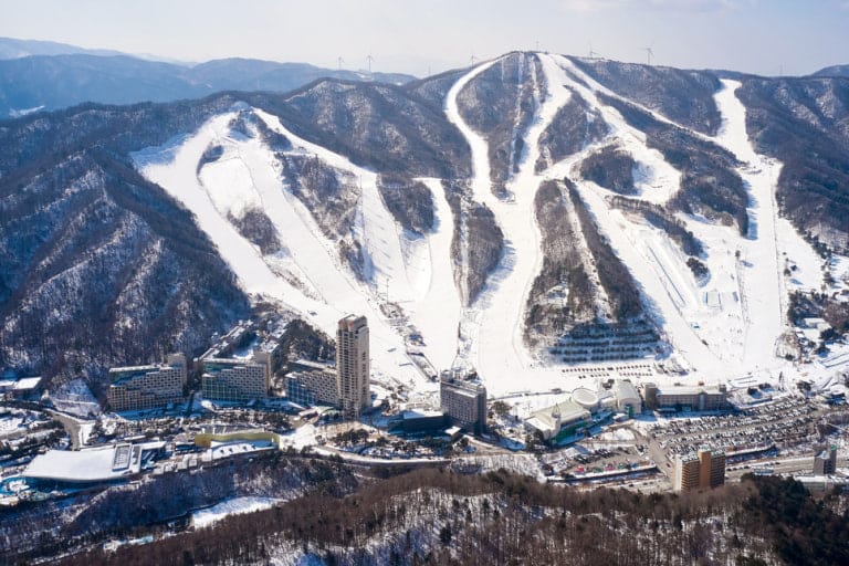 Pyeongchang ski resort