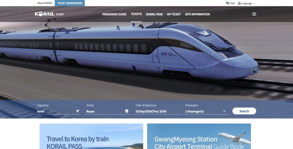KTX homepage