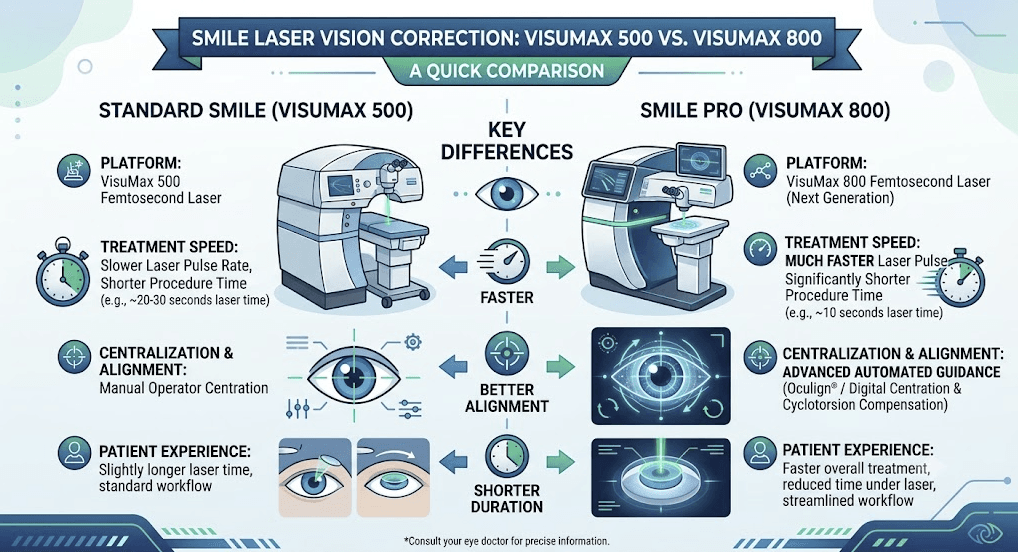 SMILE vs. SMILE Pro