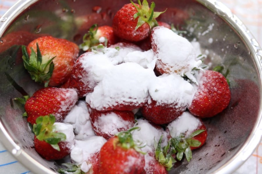 Strawberry wash #1