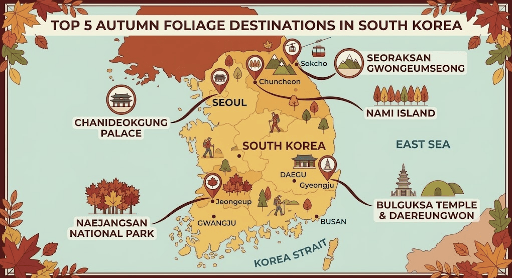 AUTUMN FOLIAGE DESTINATIONS